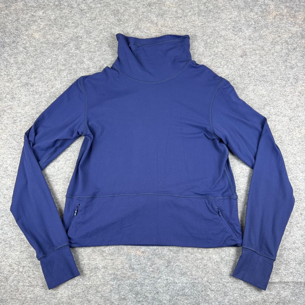 Lululemon Ready to Rulu Pullover W3FJ2S Nylon Night Sea Womens 4
